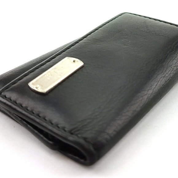 GUCCI Key Case Logo Plate Leather Authentic USED - Picture 2 of 10